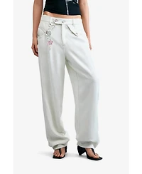 Desigual Women's Baggy Pants Buttons