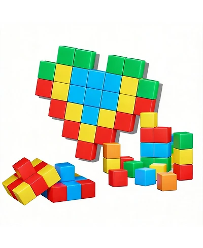 Gnuadz 1.21" Magnetic Building Blocks Kids Stem Toys