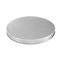 Sugift Fire Pit Spark Screen Cover 27 in Round Stainless Steel Easy Open Lid