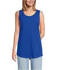 Lands' End Petite Supima Cotton Tunic Tank Top