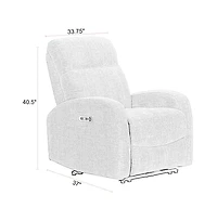 Parker Living Tuscany - Whiskers Nature Polyester Power Recliner