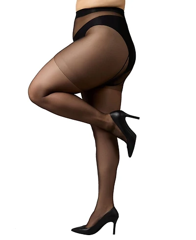 MeMoi Women's Ultra Sheer 8 Denier Control Top Pantyhose