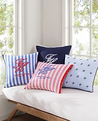 Tommy Hilfiger Beachfront Stripe Cotton Decorative Pillow