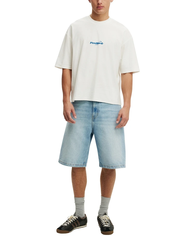 Cotton On Men's Cropped Modern-Fit Graphic T-Shirt