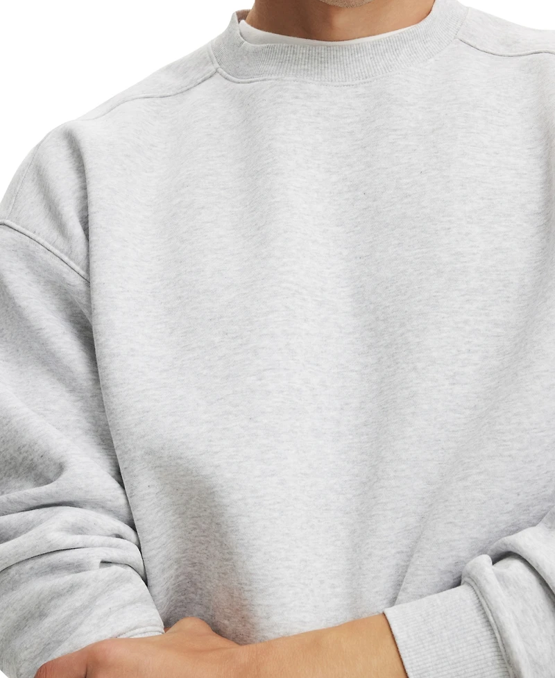 Cotton On Men's Modern Box-Fit Crewneck Sweatshirt