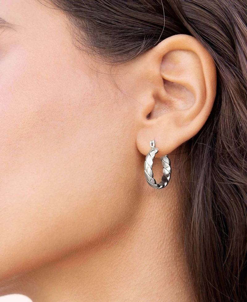Ettika 18k Gold-Plated Mini Hoop Earrings