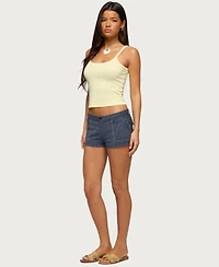 Edikted Women's Lina Pinstripe Shorts