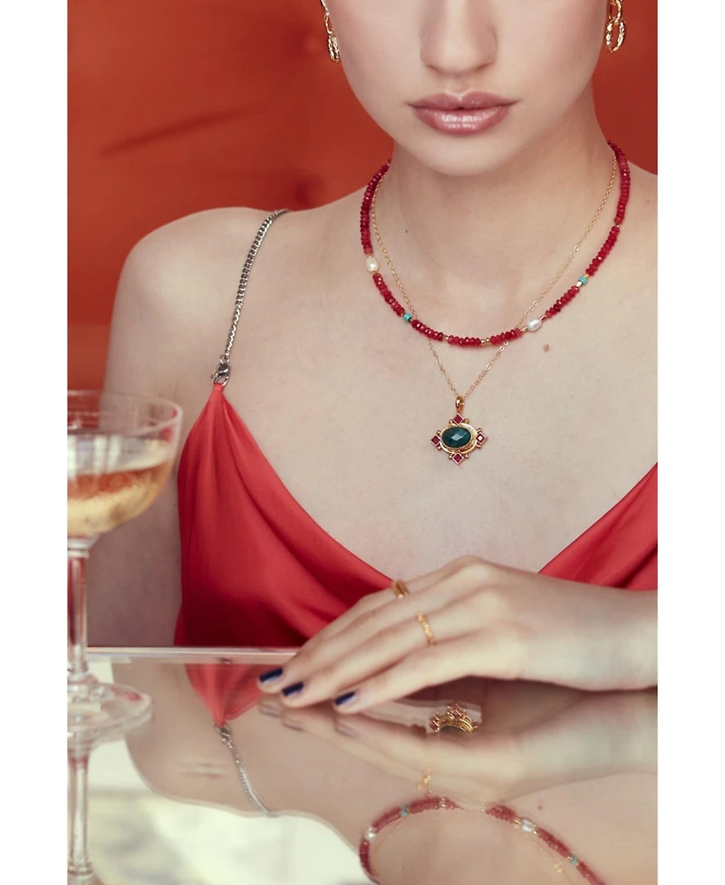 Ottoman Hands Raina Pendant Necklace