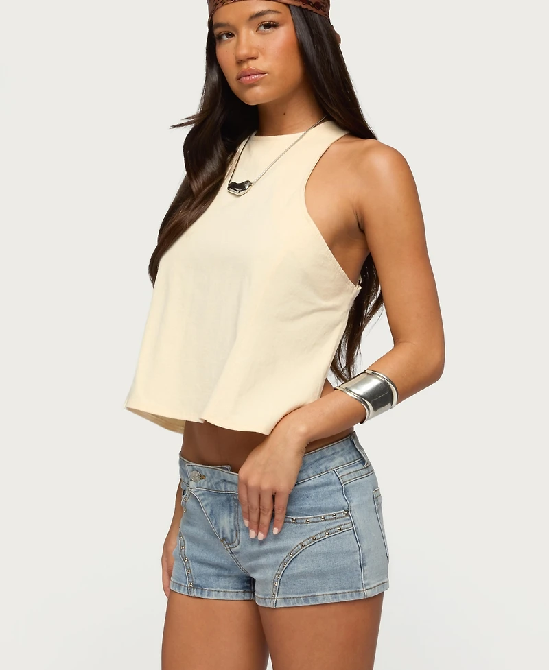 Edikted Women's Nerida Crisscross Backless Top