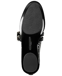 Karl Lagerfeld Paris Women's Vanyel Strappy Mary Jane Ballet Flats