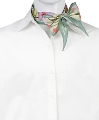 Bespoke Fashion Floral Diamond-Shape Scarf