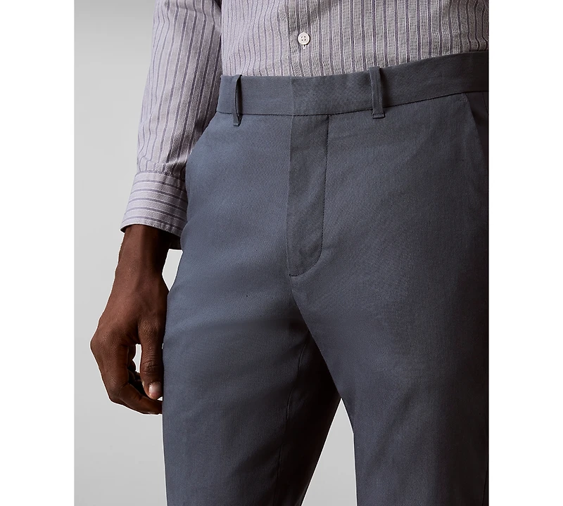 Calvin Klein Men's Linen Blend Slim-Fit Pants