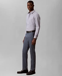 Calvin Klein Men's Linen Blend Slim-Fit Pants
