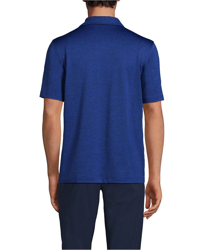 Lands' End Men's Rapid Dry Space Dye Polo Shirt