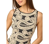 Adrianna Women's Boat-Neck Sleeveless Dress