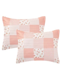 Chelsea Loft Pinsonic Patchwork Reversible -Pc. Quilt Set