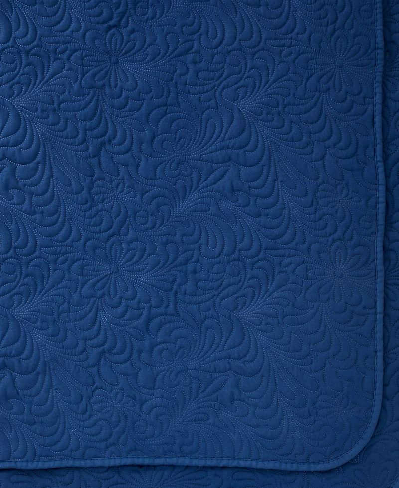 Chelsea Loft Pinsonic Floral Embossed -Pc. Quilt Set