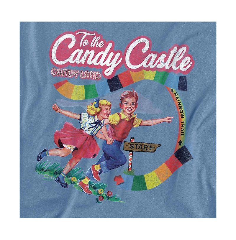 Logovision Men's Candy Land to The Castle T Shirt
