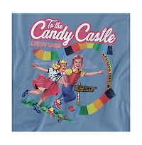 Logovision Men's Candy Land to The Castle T Shirt