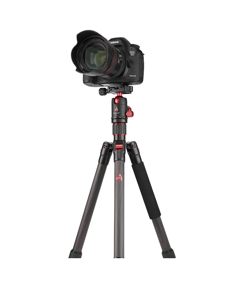 3Pod 61.5" Trek Series Carbon Fiber Travel Tripod / Monopod and Ball Head.