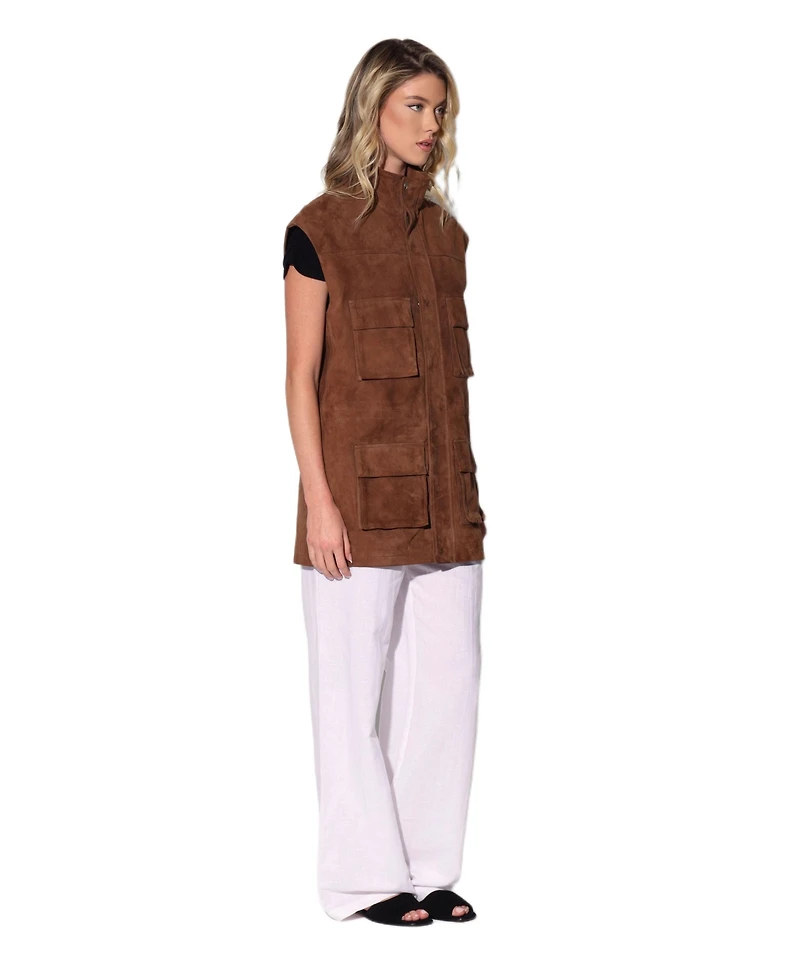 Walter Baker Women's Renata Longline Cargo Vest
