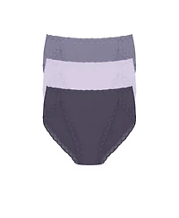 Natori Women's Bliss Supima Cotton French Cut Briefs 3-Pack