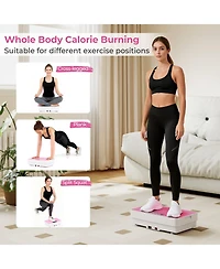 Sugift 17.5 in Smart Vibration Exercise Platform with Led Display