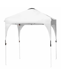 Sugift 6.6 ft Pop Up Canopy Tent with Height Adjustment and Bag