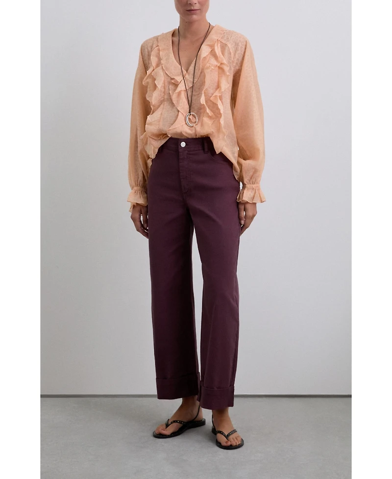 Scalpers Women's Leopardfrills Shirt