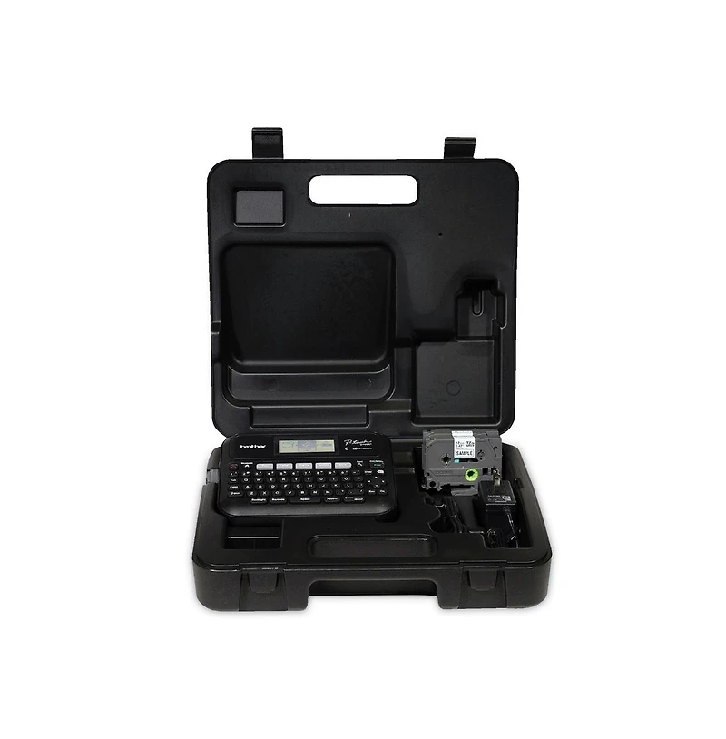 Brother P-Touch PTD460BT P-Touch 30 mm/s Print Speed Business Expert Connected Label Maker with 1 Roll Sample Tape