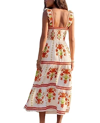 Cupshe Women's Cruising All Day Floral Maxi Beach Dress