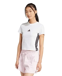 adidas Women's Essentials Slim-Fit Short-Sleeve Baby T-Shirt