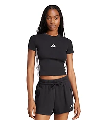 adidas Women's Essentials Slim-Fit Short-Sleeve Baby T-Shirt