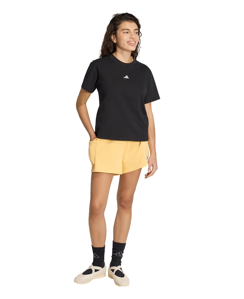 adidas Women's Small Logo Drawstring Shorts