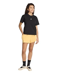 adidas Women's Small Logo Drawstring Shorts