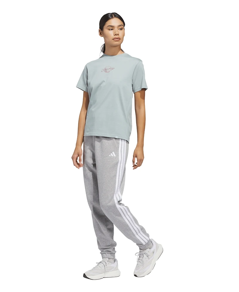 adidas Women's Crewneck Short-Sleeve Cotton T-Shirt