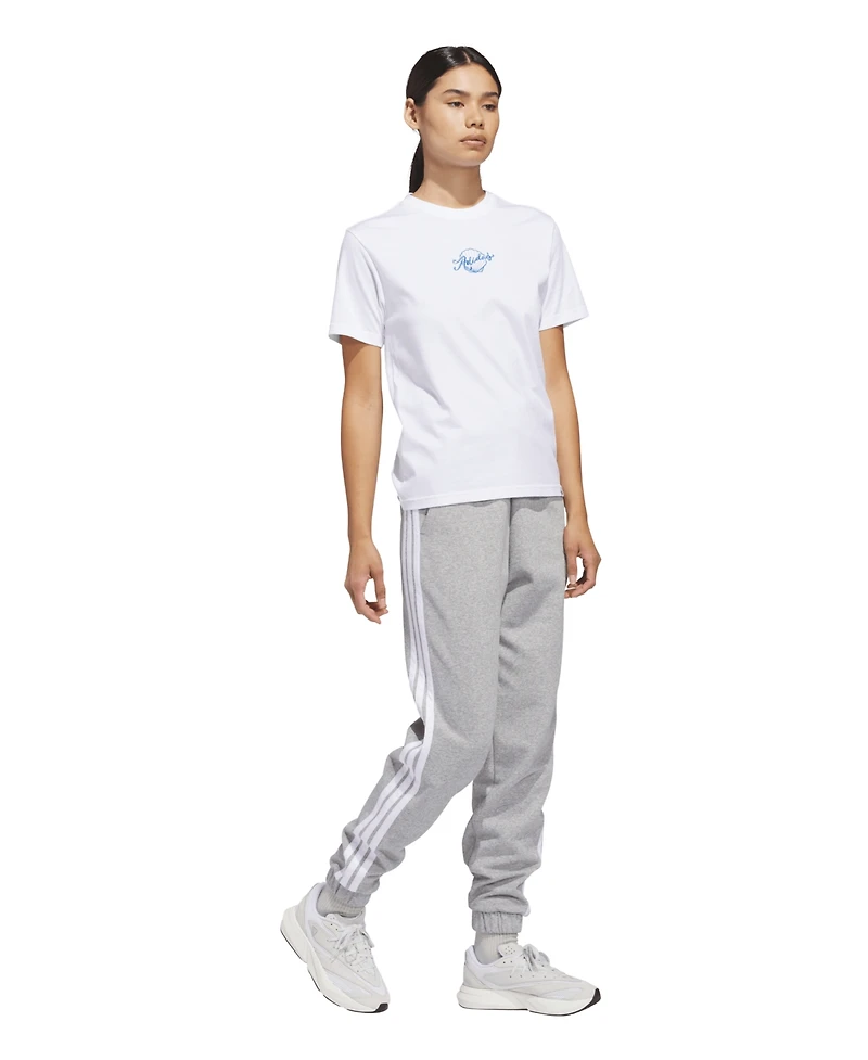 adidas Women's Crewneck Short-Sleeve Cotton T-Shirt