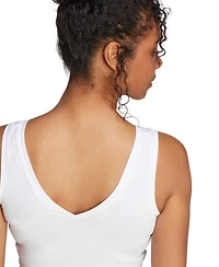 adidas Women's Essentials Small Logo Cotton Tank Top