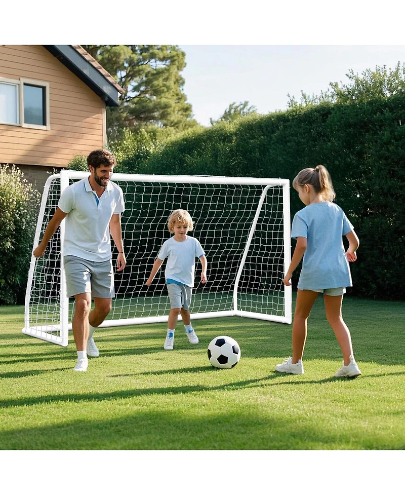 Gnuadz Portable Soccer Goal Backyard Net Frame Outdoor Sports Gifts