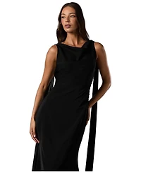 Coast Women's Cowl Back Crepe Maxi Dress