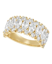 Macy's Igi Certified Lab Grown Diamond (4 ct. t.w.) Band Ring 14k Yellow Gold