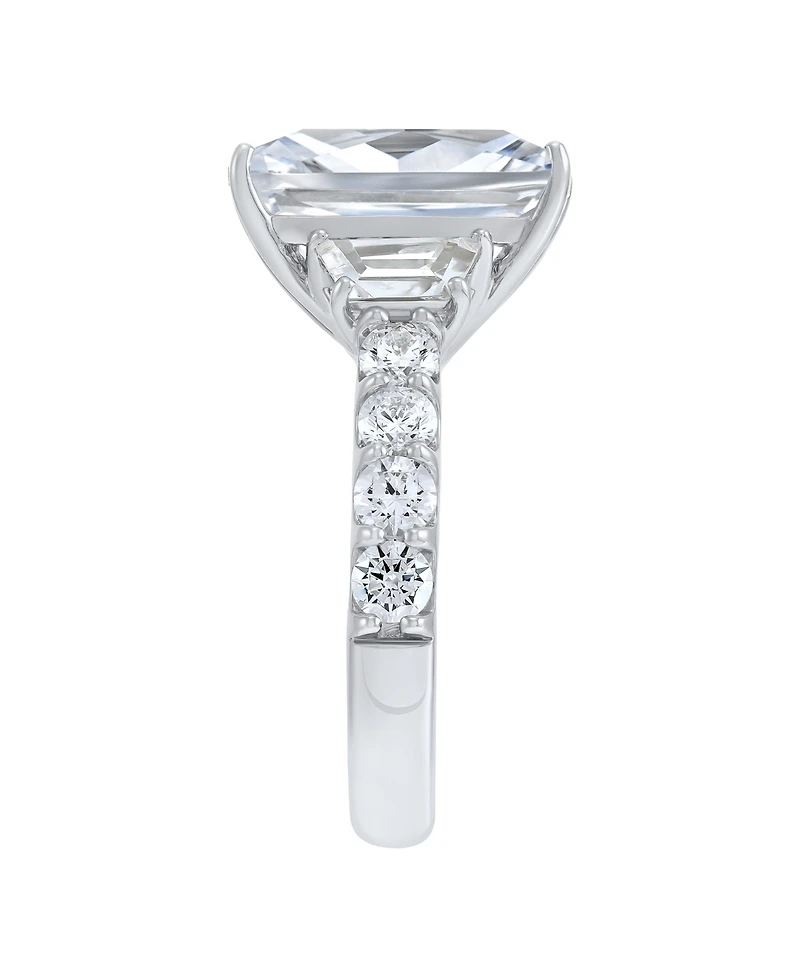 Macy's Igi Certified Lab Grown Diamond (9 ct. t.w.) Ring 14k White Gold