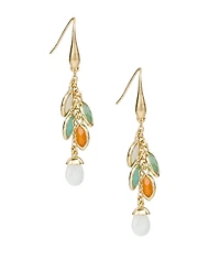 Patricia Nash Gold-Tone Plated Multi Charm Dangle Earrings