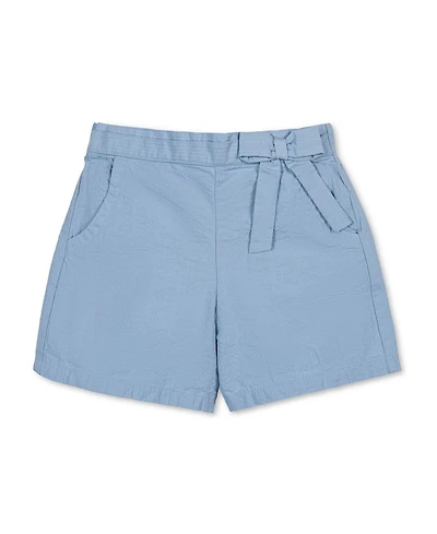 Hope and Henry Toddler Girl's Organic Seersucker Pull-On Short