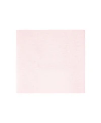 Hudson Baby Girl Cotton Poly Flannel Receiving Blankets Bundle, Outline Floral Soft Pink, One Size