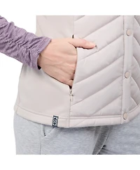 Free Country Women's Hybrid Button Front Vest