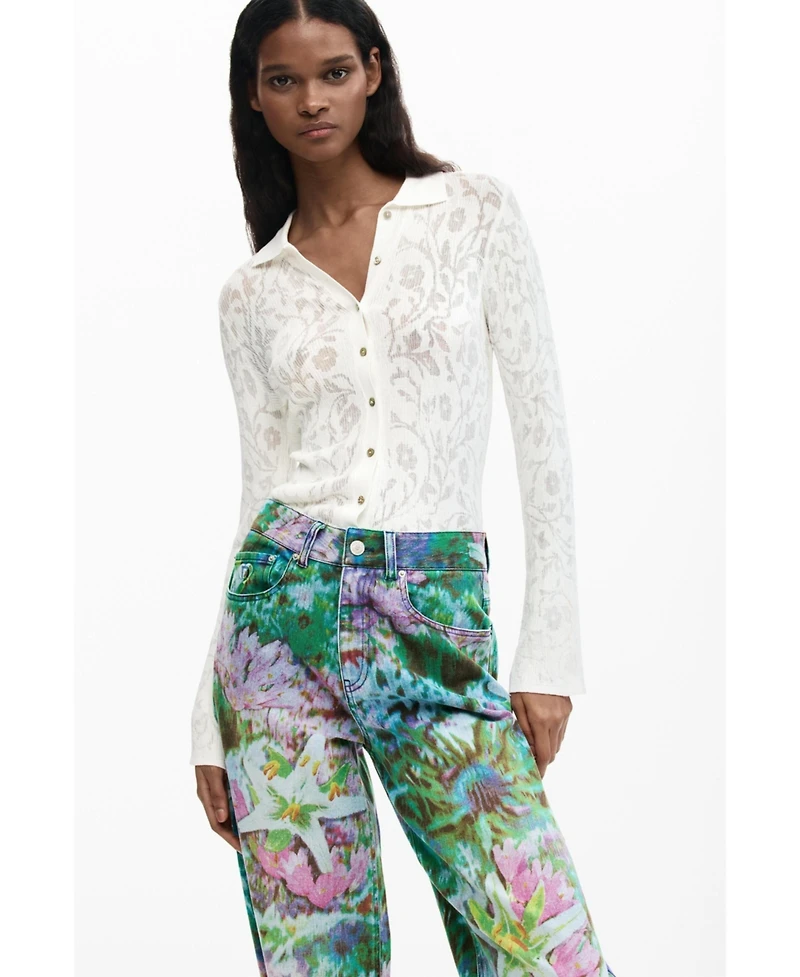 Desigual Women's Wild Garden Trousers