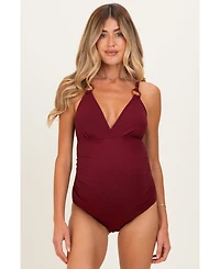 Dark Red Ribbed O-ri