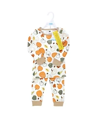 Hudson Baby Toddler Boys Cotton Pajama Set, Autumn Harvest