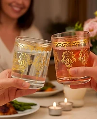 The Wine Savant Moroccan Glass Tumblers, Set of 2